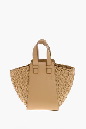 Woven Leather Mini Bag with Tone-on-Tone Monogram