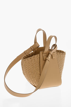 Woven Leather Mini Bag with Tone-on-Tone Monogram
