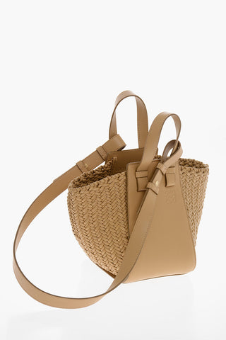 Woven Leather Mini Bag with Tone-on-Tone Monogram