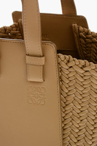 Woven Leather Mini Bag with Tone-on-Tone Monogram