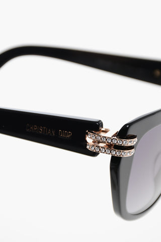 Butterfly Sunglasses with Jeweled Temples