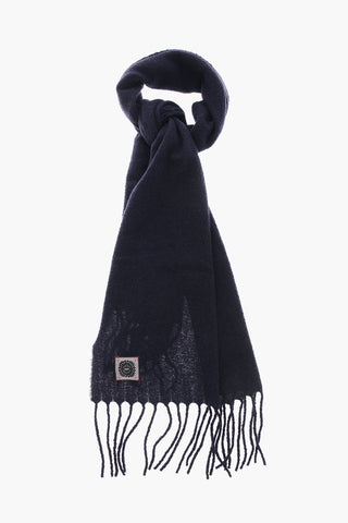 Wool And Cashmere Scarf With Fringes