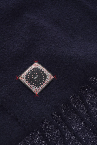 Wool And Cashmere Scarf With Fringes