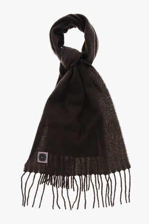 Wool And Cashmere Scarf With Fringes