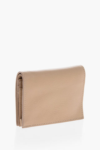 해머드 가죽 지퍼 지갑