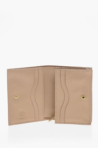 해머드 가죽 지퍼 지갑