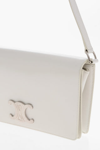 Pochette in Pelle TRIOMPHE con Tracolla Removibile