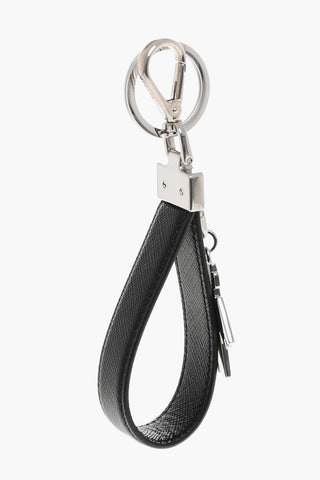Saffiano Leather Keyring