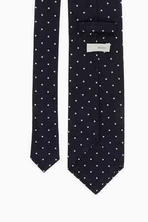 Polka-Dot Silk Tie