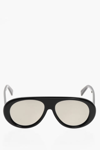 Aviator-Sonnenbrille mit Logo-Bügeln