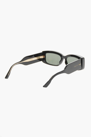 Sunglasses with Rectangular Frame and Statement Design