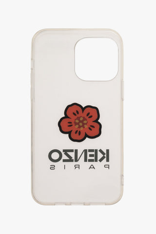 Cover for Iphone 14 PRO with Transparent Finish and Printed Logo