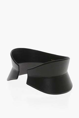 가죽 버스티에 플렉스 벨트 구조적 디자인 14cm