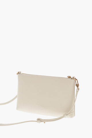 Borsa a Spalla in Pelle con Tracolla Removibile