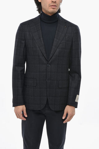 CC COLLECTION Virgin Wool 2-Button Blazer with Patch Pockets