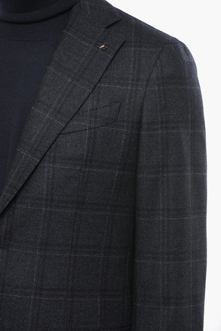 CC COLLECTION Virgin Wool 2-Button Blazer with Patch Pockets