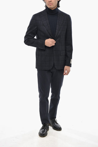 CC COLLECTION Virgin Wool 2-Button Blazer with Patch Pockets