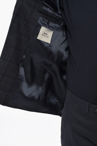 CC COLLECTION Virgin Wool 2-Button Blazer with Patch Pockets