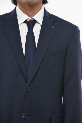 CC COLLECTION Abito in Lana Vergine con Revers Classico
