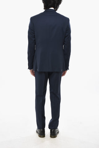 CC COLLECTION Abito in Lana Vergine con Revers Classico