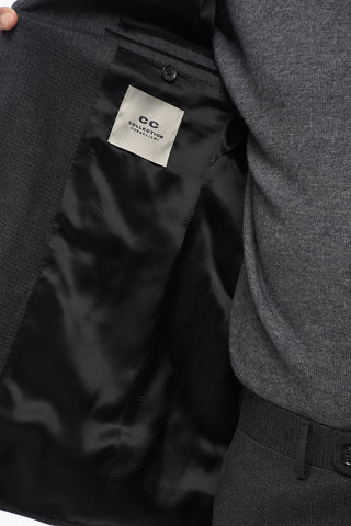 CC COLLECTION Two-Button Virgin Wool Blazer with Two Vents
