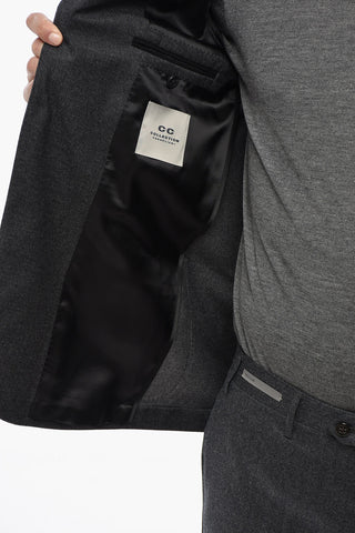 CC COLLECTION 버진 울 클래식 라펠 투 벤트 재킷