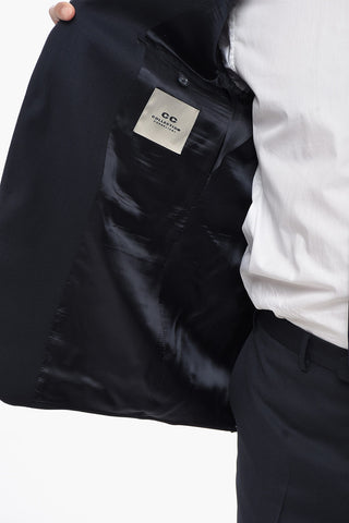 CC COLLECTION Anzug aus reiner Wolle mit Pattentaschen