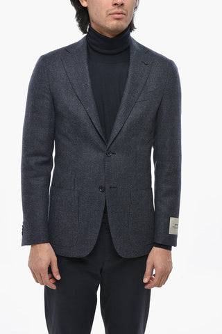 CC COLLECTION Blazer a 2 Bottoni In Lana Vergine Semi Foderata 