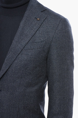 CC COLLECTION Blazer a 2 Bottoni In Lana Vergine Semi Foderata 