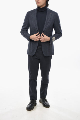 CC COLLECTION Blazer a 2 Bottoni In Lana Vergine Semi Foderata 