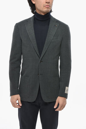 CC COLLECTION Giacca in Lana Vergine Due Spacchi Revers Classico
