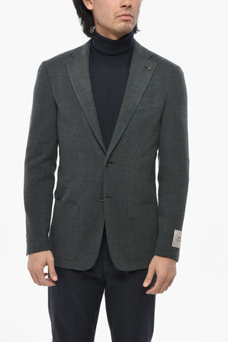 CC COLLECTION 순모 재킷, 양쪽 트임과 클래식 라펠