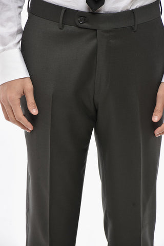 CC COLLECTION Zweiknopf-Anzug aus Schurwolle mit spitzem Revers