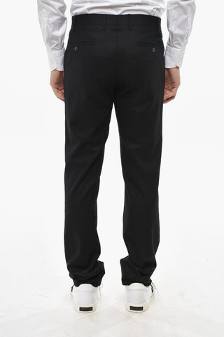Virgin Wool Blend Trousers SPORTSWEAR with Belt Loops