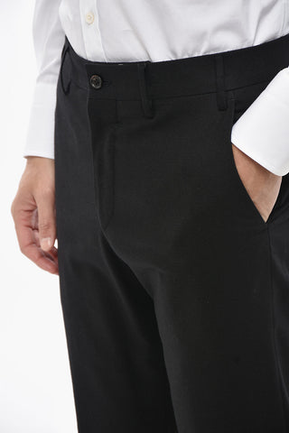 Virgin Wool Blend Trousers SPORTSWEAR with Belt Loops