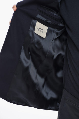 CC COLLECTION Giacca a 2 Bottoni In Lana Vergine Con due Spacchi