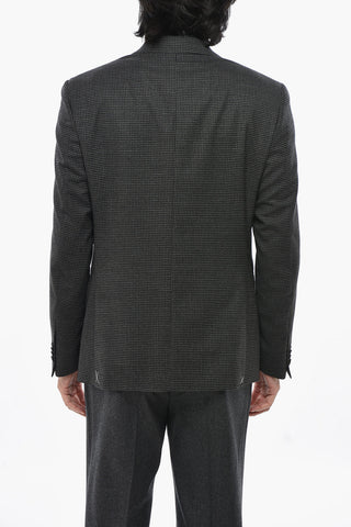 CC COLLECTION Giacca in Lana Vergine a Quadretti