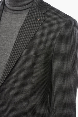 CC COLLECTION Giacca in Lana Vergine a Quadretti