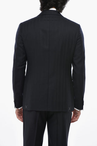 CC COLLECTION 헤링본 순모와 캐시미어 수트