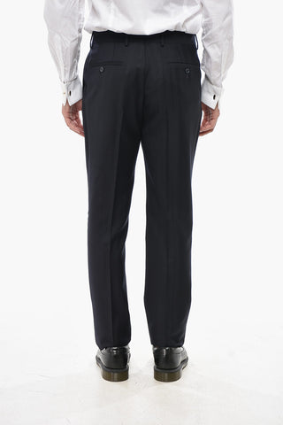 CC COLLECTION Herringbone Virgin Wool and Cashmere Suit