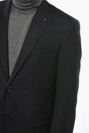 CC COLLECTION Giacca in Lana Vergine Due Spacchi Revers Classico