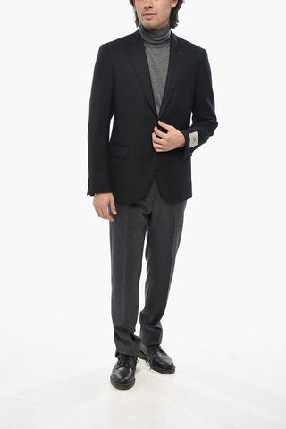 CC COLLECTION Giacca in Lana Vergine Due Spacchi Revers Classico