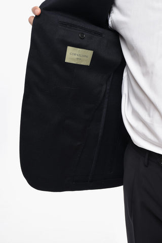CIRCLE Blazer Sfoderato in Lana con Tasche a Toppa