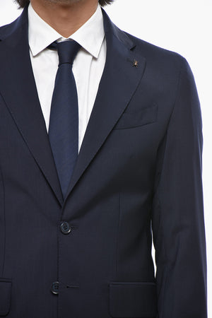 CC COLLECTION 버진 울 투 벤트 수트 클래식 노치 라펠