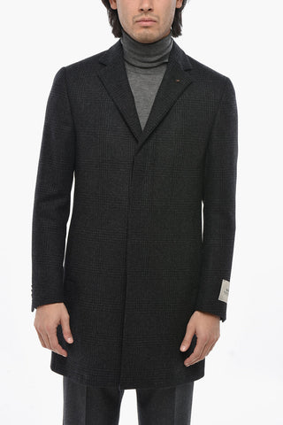CC COLLECTION Cappotto in Lana Vergine con Abbottonatura a Scomparsa