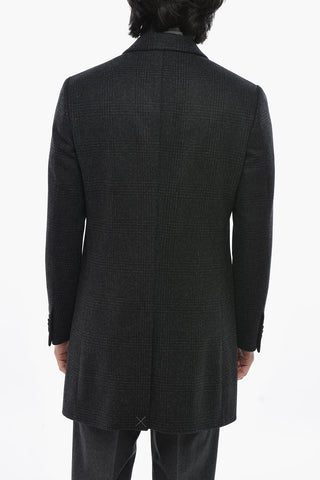CC COLLECTION Cappotto in Lana Vergine con Abbottonatura a Scomparsa