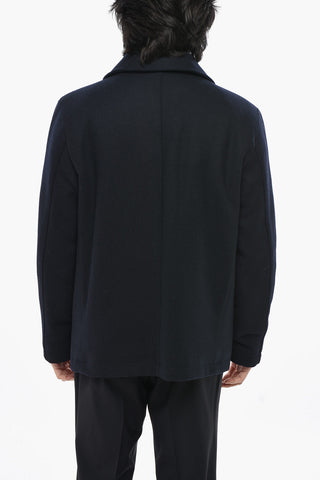 CC COLLECTION 숏 더블브레스트 코트 탈착식 체스트 피스