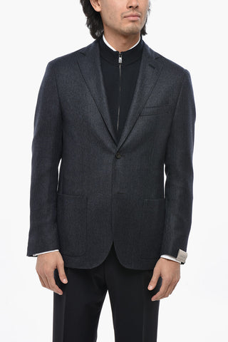 Virgin Wool Blazer SPORTSWEAR with Removable Knit Chest Piece