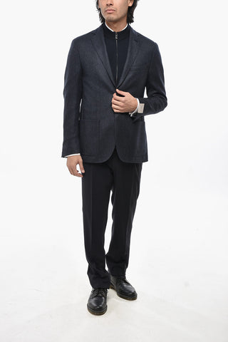 Virgin Wool Blazer SPORTSWEAR with Removable Knit Chest Piece