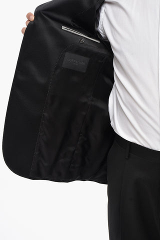 CODE Blazer Cerimonia in Velour Lurex con Rever in Satin